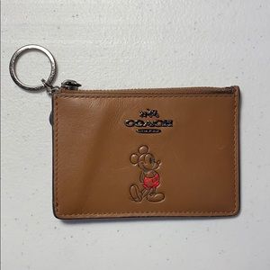 Disney x Coach Mickey Mouse Skinny Card Case